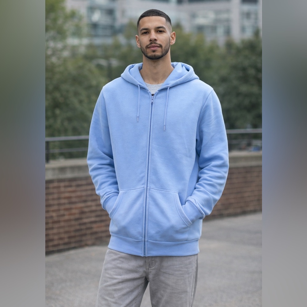 Light Blue Hoodie Sweatshirt NWT